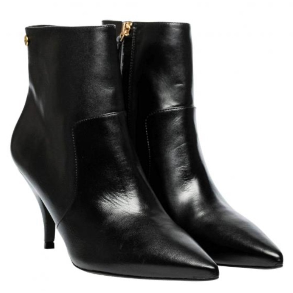NWT NIB Tory Burch Georgina 80mm Bootie, Perfect Black, 9.5, $398